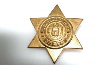 Chicago City Police Mini Wallet Star Badge Retired Obsolete 2