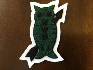 Ranachqua Merged Oa Lodge 4 Old Owl Chenille Scout Patch