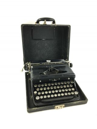 Antique 1930s Royal Model " O " Portable Typewriter