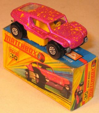 Matchbox Superfast No 30 Beach Buggy In Metalic Purple.  Boxed