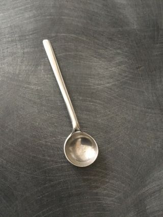 Dainty Solid Silver Salt/mustard Spoon Circa 1920