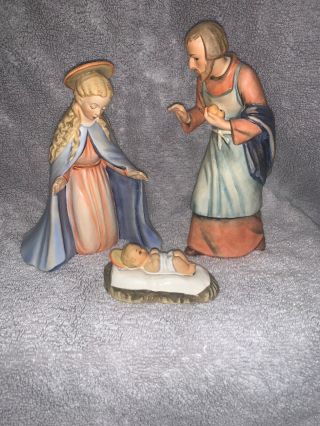 W.  Germany Goebel Hummel Nativity Mary Joseph Jesus 214a 214b 214a Figurines