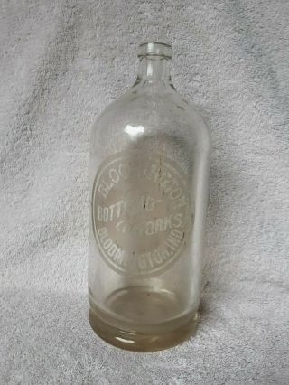 Vintage Advertising - Bottle Bloomington,  Ind.  Bottling