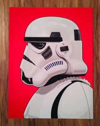 Star Wars Stormtrooper Print Mike Mitchell Numbered Mondo Acme Archive