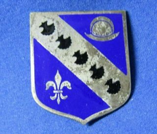 Wwii Sterling 302nd Infantry Regiment Di Unit Crest Pin By Newcome - Pin Back