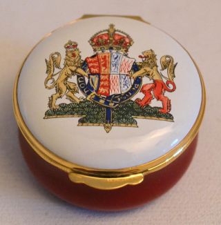 Crummles &co.  English Enamels Limited Edition 100th Anniversary Queen Mother Box
