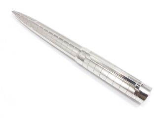 Authentic Cartier Must De Ballpoint Rollerball Pen Silver B1499