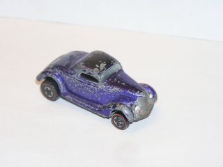 1969 Hot Wheels Redline 36 Ford Coupe White Light Special