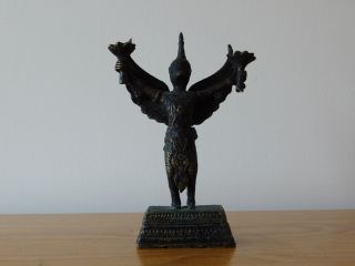 C.  18th - Antique Asian Indian Hindu Garuda Bird Bronze Figure Figurine