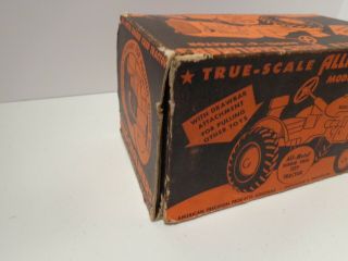 Allis Chalmers Model C Tractor BOX ONLY American Precision Products Milwaukee WI 3