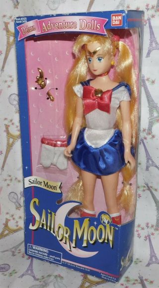Bandai Sailor Moon Blonde Serena Doll 11.  5 " Complete Adventure Set Nrfb