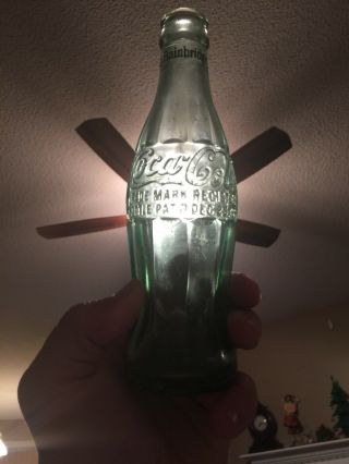 Dec 25 1923 Coca Cola Bottle - Bainbridge Ga