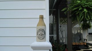 Scarce Warsaw Ny A.  G.  Vosburgh Ginger Beer 1890 -