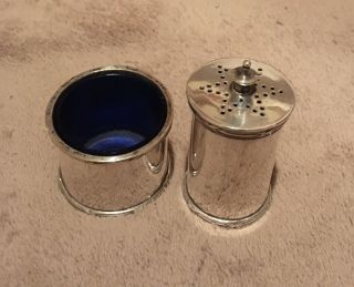 Mappin And Webb Pepper Pot And Mustard Pot
