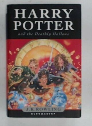 Harry Potter And The Deathly Hallows By J.  K.  Rowling 2007 First Edition - T21