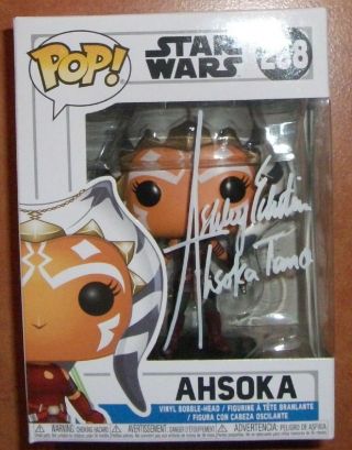 Star Wars Celebration Purchase Funko Pop 268 Ahsoka Autographed Ashley Eckstein