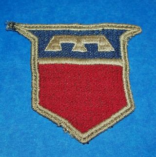 Black Back Ww2 Eto Made 76th Infantry Division Patch Off Uniform