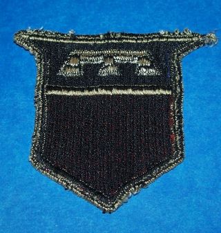 BLACK BACK WW2 ETO MADE 76th INFANTRY DIVISION PATCH OFF UNIFORM 2