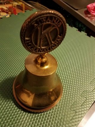 Vintage Kiwanis International Club Bronze Bell By The Bronze Craft Foundry 1966