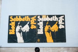 Black Sabbath Vol 4 Vinyl Lp Gatefold,  2 Page Photo Booklet Uk Vertigo 6360 071