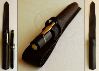 Montblanc Pen Pouch Case for 126,  136,  146 etc 1930 - 40s Size 6.  RARE. 2