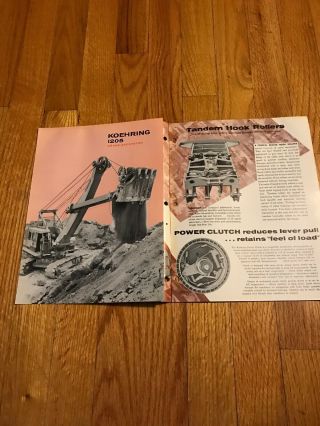 Koehring 1205 1295 Crane Excavator Brochure Guide 2