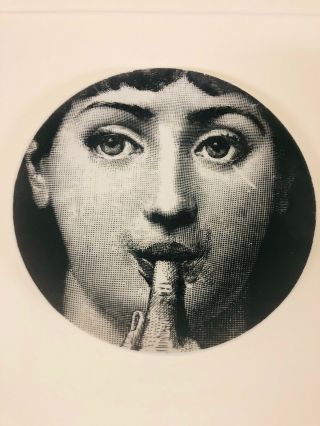 Fornasetti Tema E Variazioni Wall Plate No.  178 Made In Italy