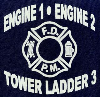PMFD Pelham Manor Fire Department WestChester County NY T - Shirt Sz XL FDNY 2