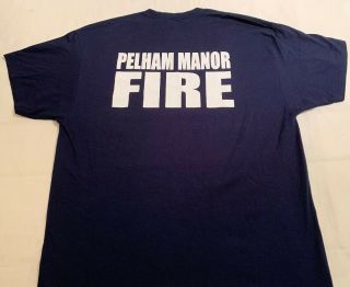 PMFD Pelham Manor Fire Department WestChester County NY T - Shirt Sz XL FDNY 3