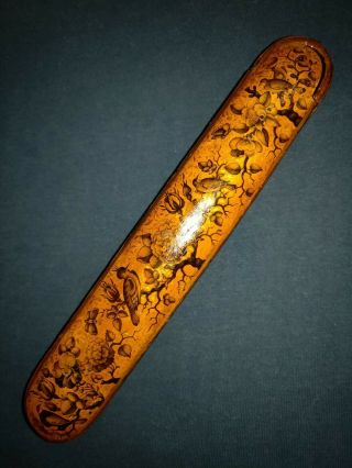 Islamic/ Middle Eastern,  Antique Very Fine Qalamdan Penbox By Fathallah Shirazi