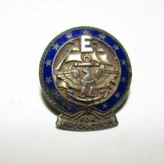 Ww2 South Bend Lathe Army Navy E Production Award Pin