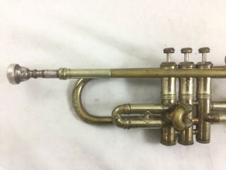 Vintage Frank Holton Model 48 Trumpet W/ Vincent Bach 7C Mouthpiece 2