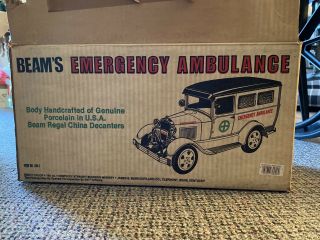 Jim Beam 1931 Ford Model A " Emergency Ambulance " Decanter Car,  Seal