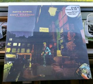 David Bowie Ziggy Stardust Gold Vinyl Limited Edition
