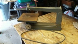 Vintage Craftsman Scroll Saw 1947 18 In Arm 12 In Table Model 103.  23150 By Ks Co