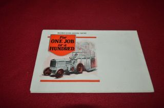 International Harvester Industrial Tractors For 1925 Dealer Brochure Dcpa10 Ih