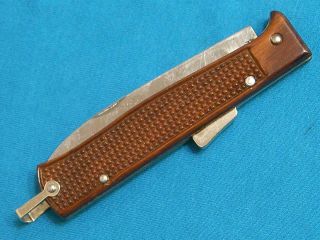 Vintage W Germany Lockback Folding Hunter Survivalbowie Knife Knives Mercator Ec