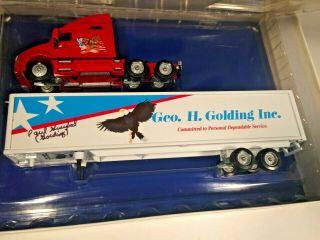 Winross Truck Die Cast 1999 Louisville,  Ky Geo.  H.  Golding Inc.  Signed