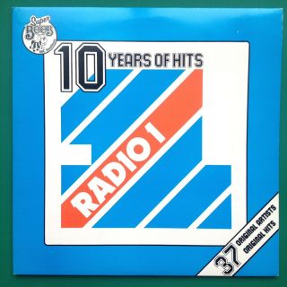 Bbc Radio 1 (10 Years Of Hits) 2 - Lp Pop Rock Compilation Beegees Abba Slade 10cc