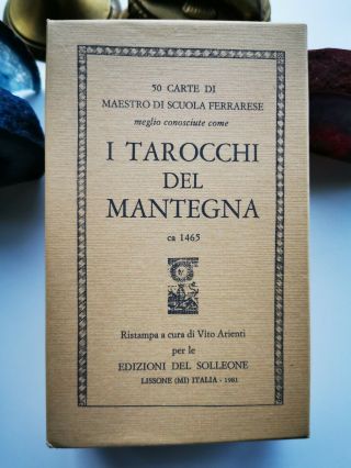 Tarot Vintage 1981 Tarocchi Of Del Mantegna (e - Series) Limited Solleone Collecto