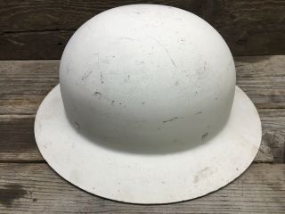 Wwii Us Government Property Ocd Civil Defense Helmet W/ Org.  Chin Strap