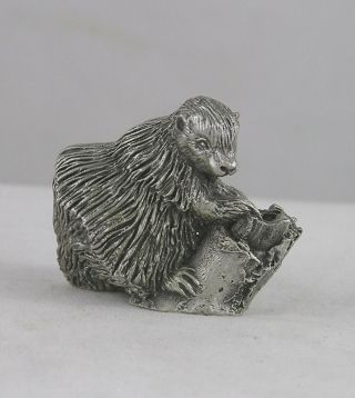 Franklin Pewter - The Woodland Animals By Jane Lunger - The Porcupine