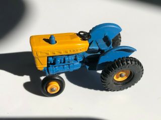 Vintage Matchbox Lesney No.  39,  " Ford Tractor ",  Without Box.