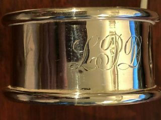 Antique Sterling Silver Napkin Ring.  Birmingham 1919,  George Unite & Sons 3
