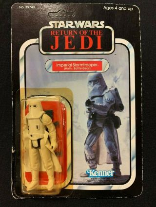 Star Wars Rotj 1983 Imperial Stormtrooper Hoth Battle Gear Kenner 77 Back