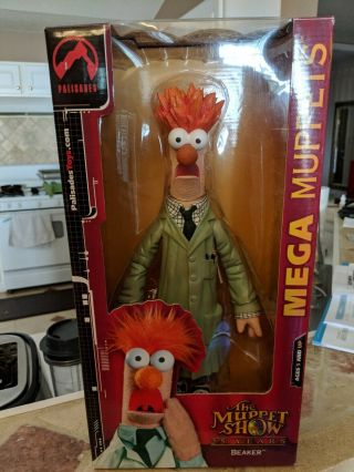 The Muppet Show " 25 Years " Beaker Mega Puppets - Palisades Toys