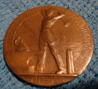 Medal Presented By The American Car And Foundry Company Bronze Medal By Groham