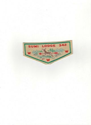 Sumi Lodge 342,  W1,  Bsa,  Www,  Order Of The Arrow