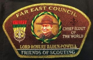 Far East Council Bsa Oa Achpateuny 498 803 Baden - Powell Fos Gmy $500 Donor Jsp 4