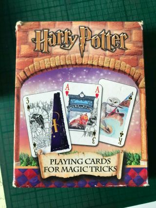 Harry Potter Playing Cards For Magic Tricks Boxed - Fast&free Uk